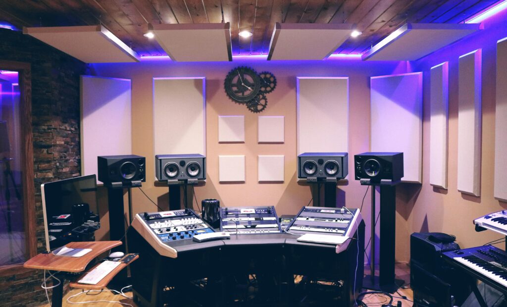 pexels-photo-164938-164938 Recording Studio With Ultra Violet Florescent